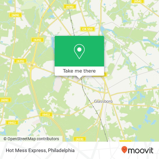 Hot Mess Express map