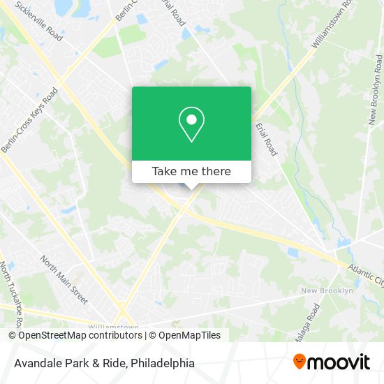 Mapa de Avandale Park & Ride