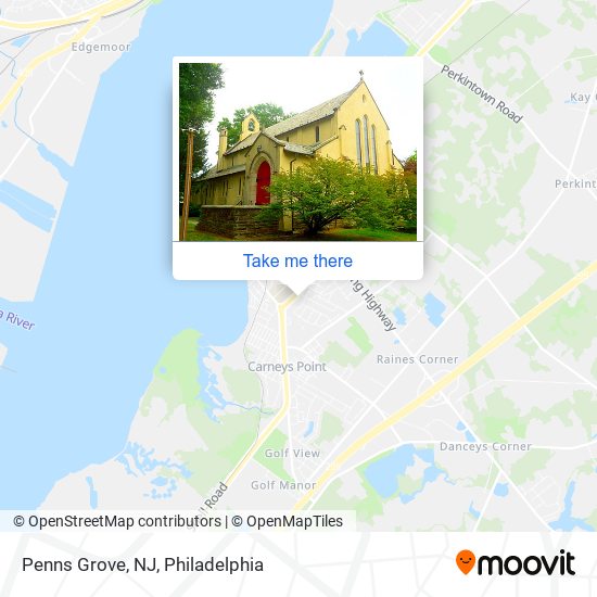 Penns Grove, NJ map