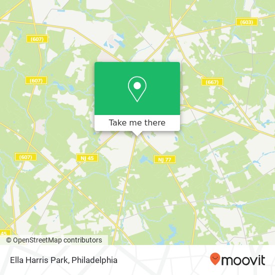 Ella Harris Park map