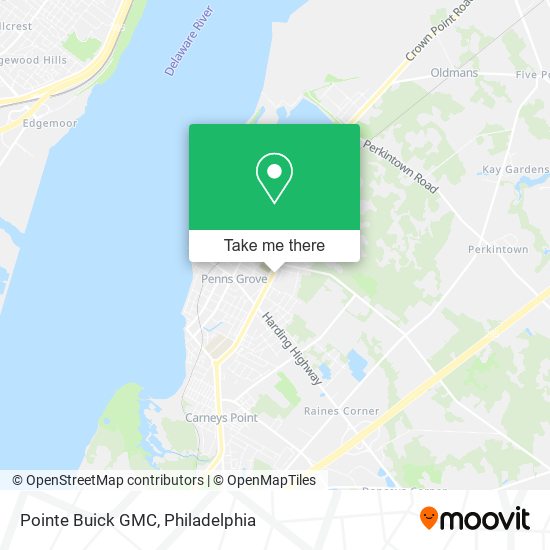 Pointe Buick GMC map
