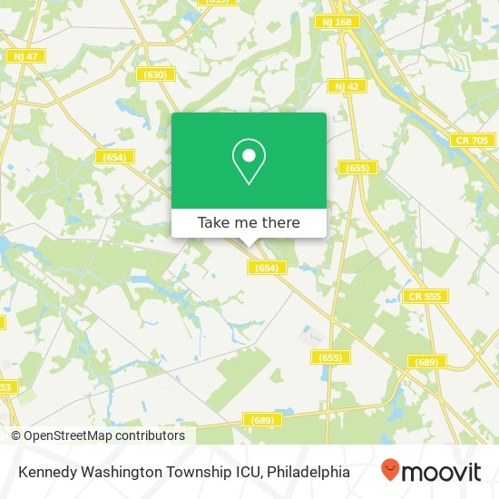 Mapa de Kennedy Washington Township ICU