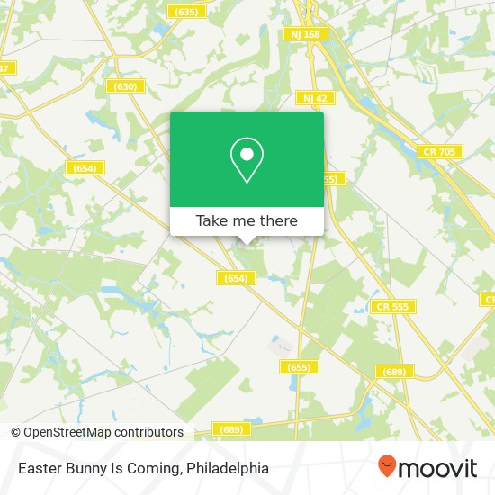 Mapa de Easter Bunny Is Coming