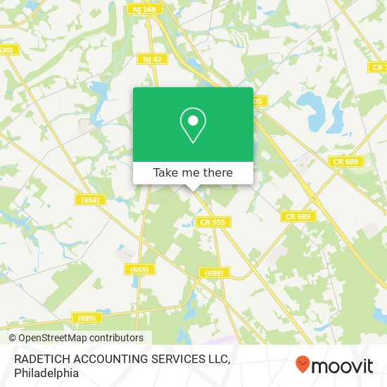 RADETICH ACCOUNTING SERVICES LLC map