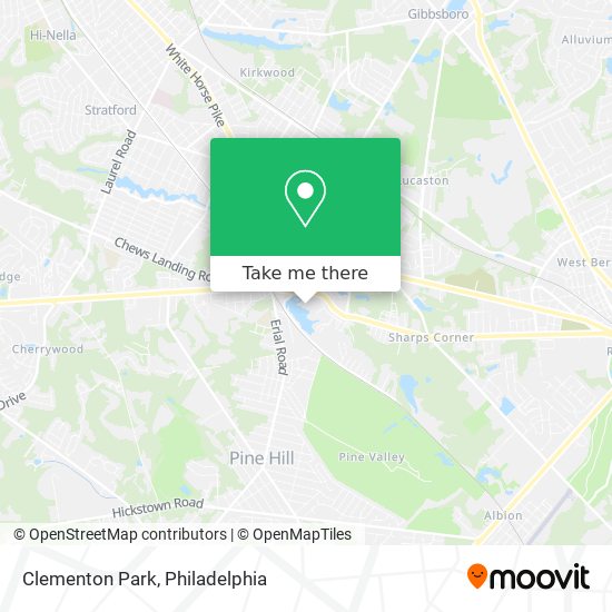 Clementon Park map
