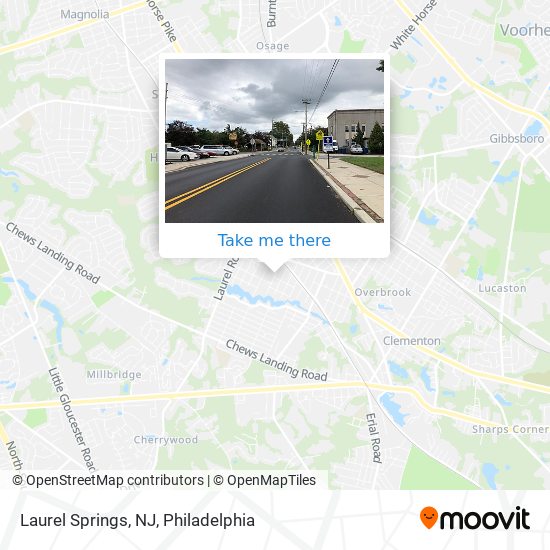 Mapa de Laurel Springs, NJ