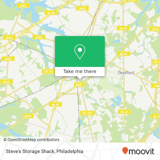 Mapa de Steve's Storage Shack