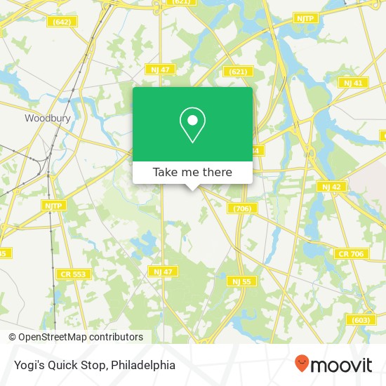 Mapa de Yogi's Quick Stop