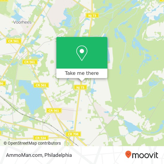 Mapa de AmmoMan.com