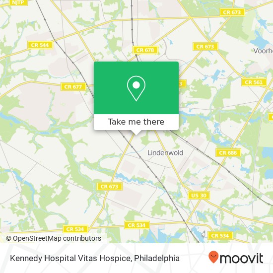 Mapa de Kennedy Hospital Vitas Hospice
