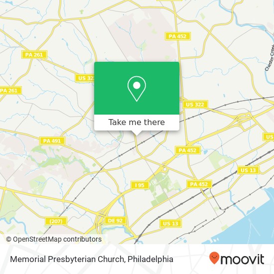 Memorial Presbyterian Church map