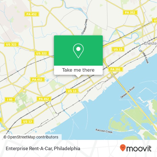 Enterprise Rent-A-Car map