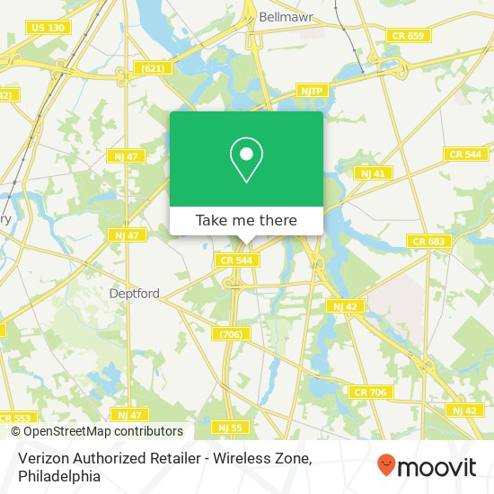 Verizon Authorized Retailer - Wireless Zone map