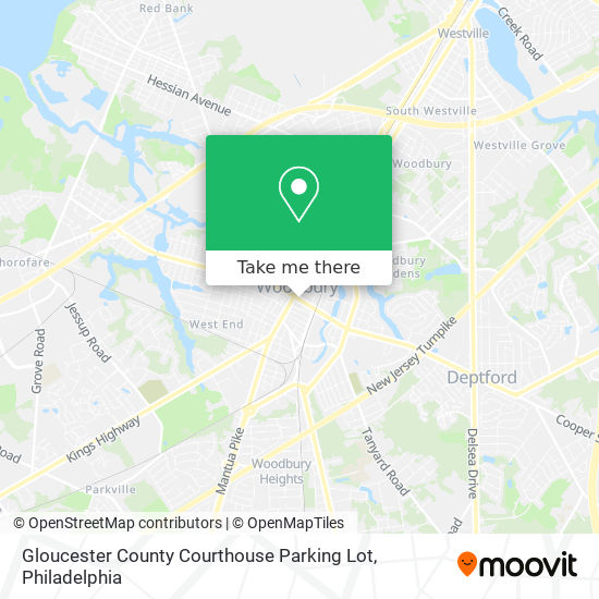 Gloucester County Courthouse Parking Lot map