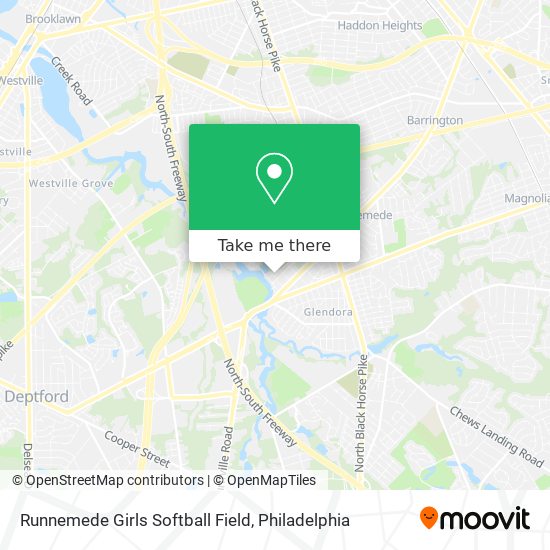 Mapa de Runnemede Girls Softball Field