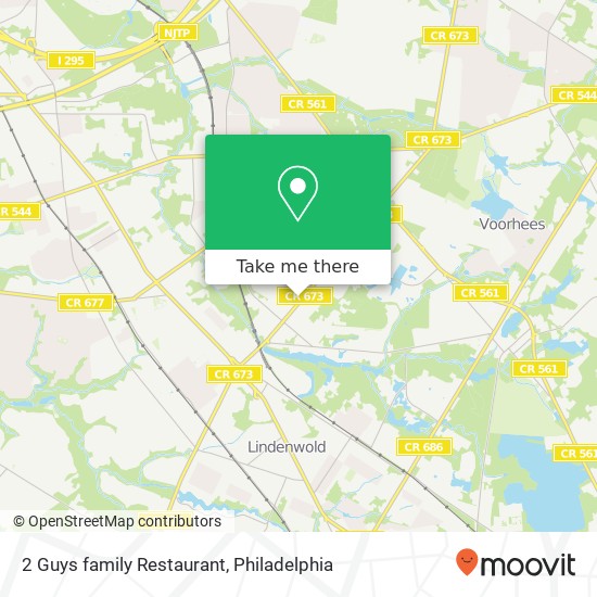 2 Guys family Restaurant map