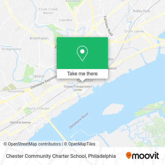 Chester Community Charter School map