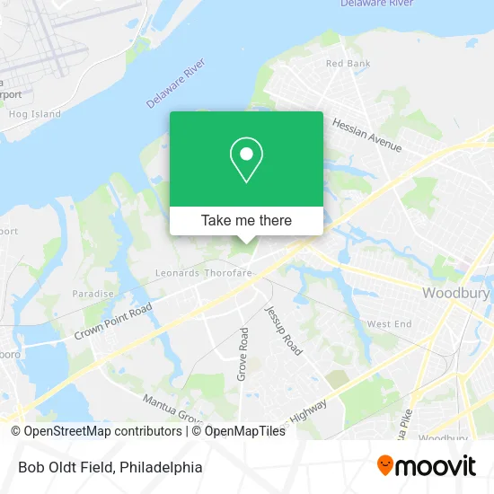 Bob Oldt Field map