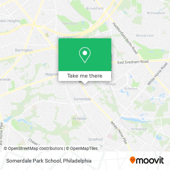 Mapa de Somerdale Park School