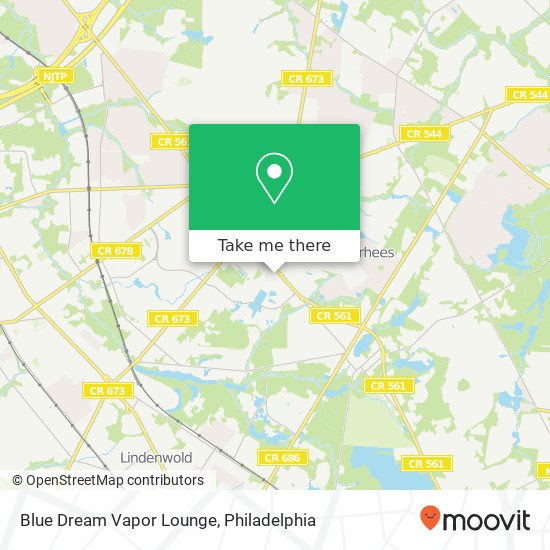 Mapa de Blue Dream Vapor Lounge