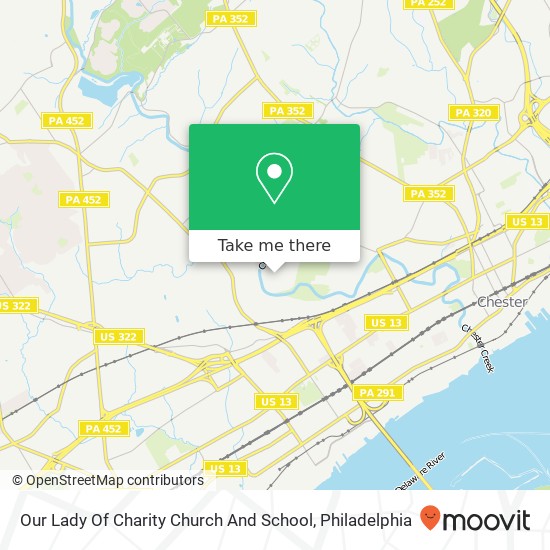 Our Lady Of Charity Church And School map