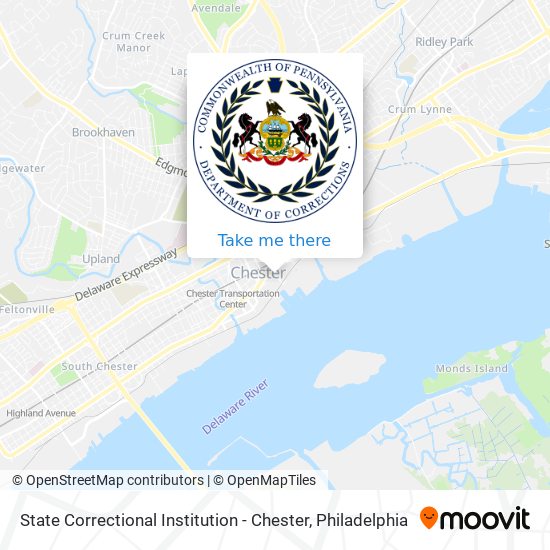 Mapa de State Correctional Institution - Chester