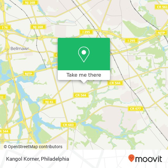Kangol Korner map