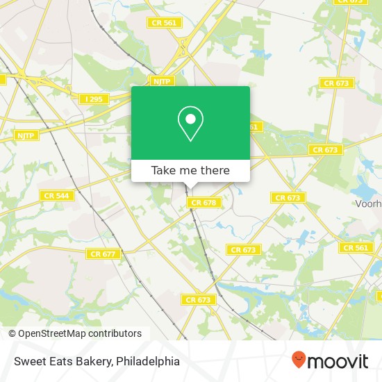 Mapa de Sweet Eats Bakery