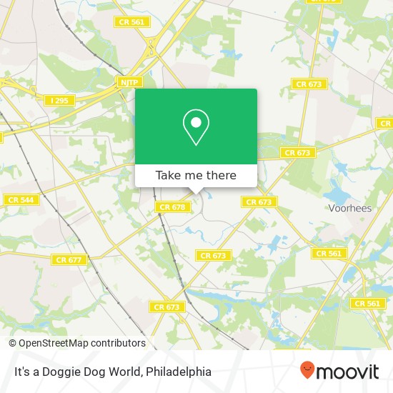 It's a Doggie Dog World map