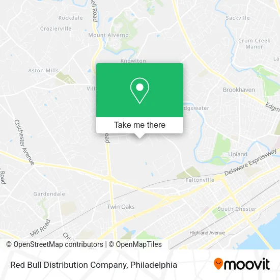 Mapa de Red Bull Distribution Company