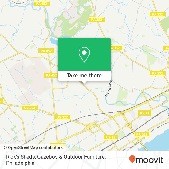Mapa de Rick's Sheds, Gazebos & Outdoor Furniture