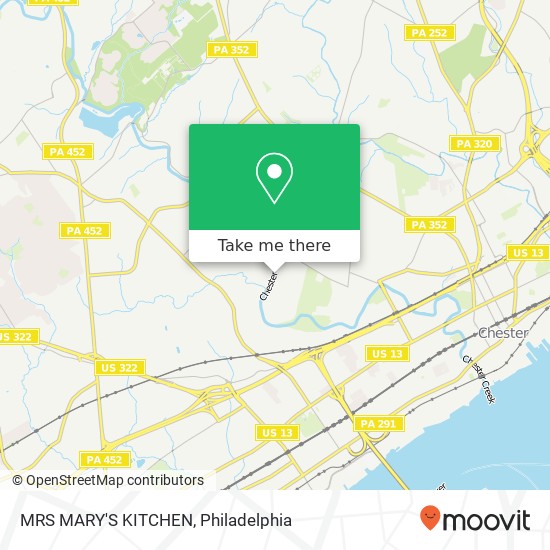 MRS MARY'S KITCHEN map