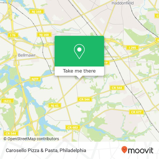 Carosello Pizza & Pasta map