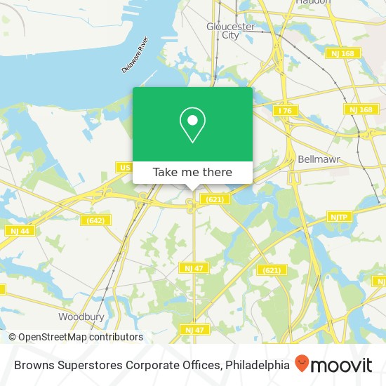 Browns Superstores Corporate Offices map