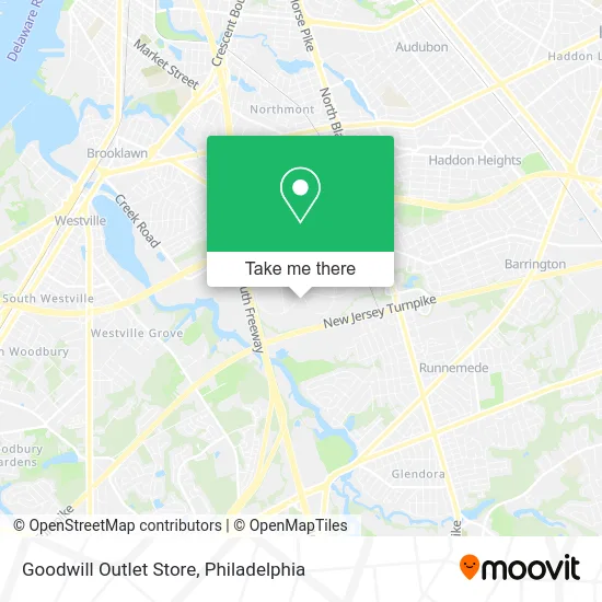Goodwill Outlet Store map