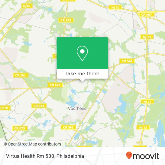 Virtua Health Rm 530 map