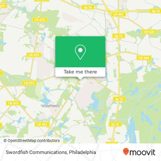 Swordfish Communications map