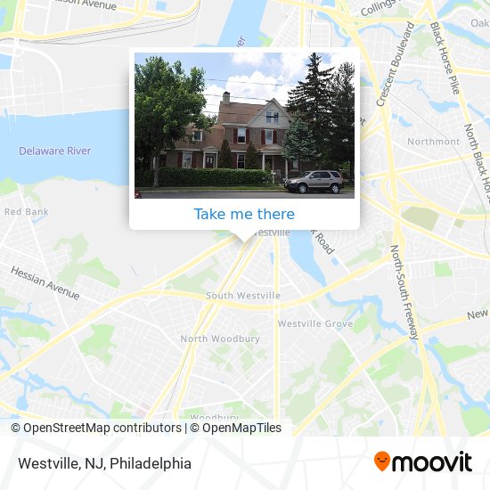 Mapa de Westville, NJ