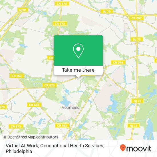 Virtual At Work, Occupational Health Services map