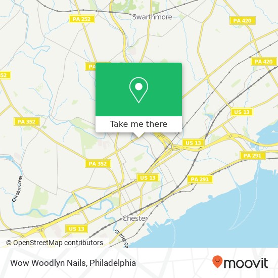 Mapa de Wow Woodlyn Nails