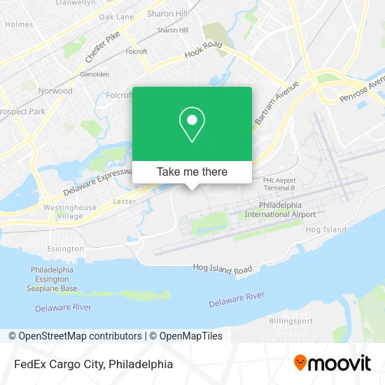 FedEx Cargo City map