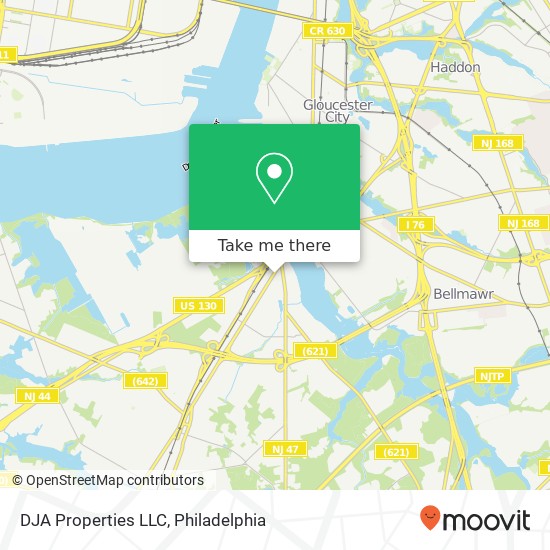 Mapa de DJA Properties LLC