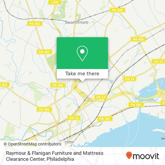 Mapa de Raymour & Flanigan Furniture and Mattress Clearance Center