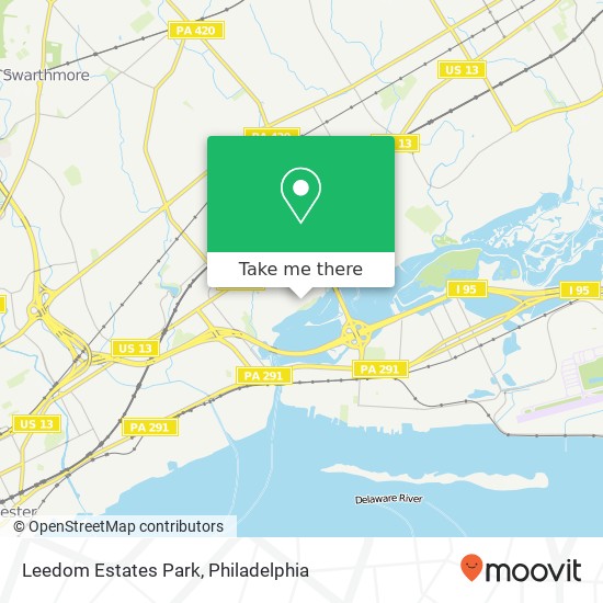 Leedom Estates Park map