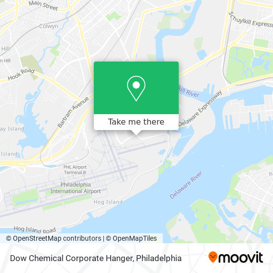 Mapa de Dow Chemical Corporate Hanger