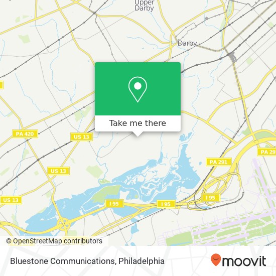 Bluestone Communications map