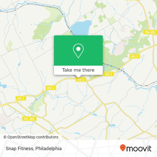 Snap Fitness map