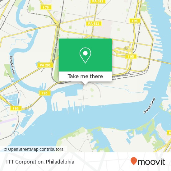 Mapa de ITT Corporation
