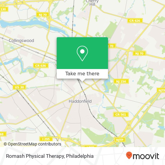 Romash Physical Therapy map