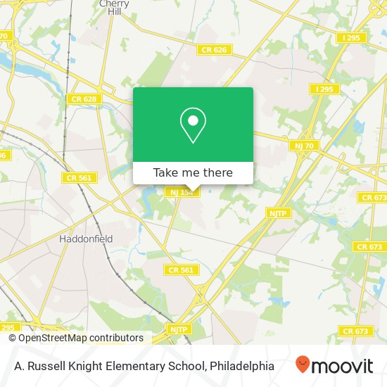 Mapa de A. Russell Knight Elementary School